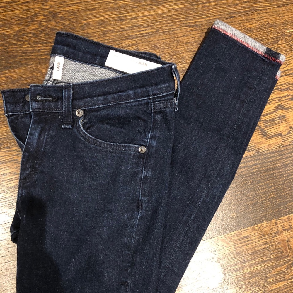 Rag & Bone dark blue cropped jeans